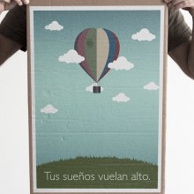 Ilustración Tus sueños vuelan alto.. Design & Illustration project by Oitenta - 11.26.2013