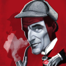 Sherlock Holmes "Estudio en Escarlata" . Un proyecto de Ilustración tradicional de Fernando Vicente - 26.11.2013