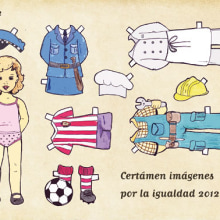 Certámen Imágenes por la igualdad. Design, and Traditional illustration project by Irene - 11.26.2013