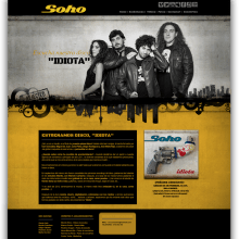Diseño y desarrollo web para "Soho". Un proyecto de Diseño y Programación de Blanca - 26.11.2013