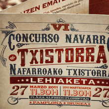 Concurso Navarro de Txistorra 2011. Un proyecto de Diseño y Publicidad de mimetica - 27.11.2013