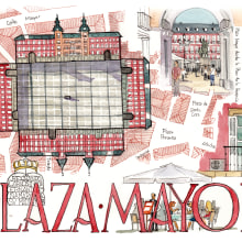 Dibujos de Madrid. Traditional illustration project by JOAQUIN GONZALEZ DORAO - 11.28.2013