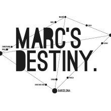 Identidad Marc's Destiny. Design project by Daniel Rodríguez Feria - 07.31.2013