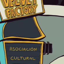 Velvet Factory - Ilustración Ein Projekt aus dem Bereich Design und Traditionelle Illustration von Aaron Arnan - 13.05.2013