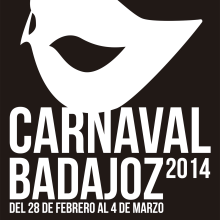 Cartel carnaval Badajoz 2014. Un proyecto de Diseño e Ilustración de Pablo Fernandez Diez - 02.12.2013