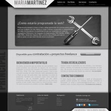 Portafolio v4. Design, Programming & IT project by Maria Martinez - 12.03.2013