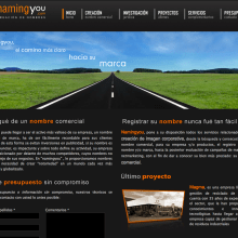 Web Dinámica Namingyou. Un proyecto de Diseño de Antonio Vidal Planells - 04.12.2013
