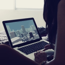 “Cloud City” Personal Project. Programação , UX / UI, e 3D projeto de Fran Fernández - 06.06.2013