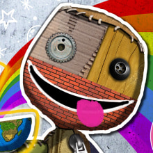 "Little Big Planet" (COVER). Design, Traditional illustration, and Advertising project by Javier "KF" - 10.11.2008
