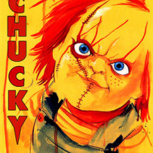 Ilustración: Chucky (Child's Play). Un proyecto de Ilustración tradicional de Martín Enrique Pelozo - 09.12.2013