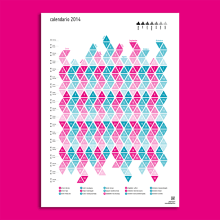 Calendar 2014. Design project by Alba Piqué - 12.11.2013