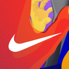 NIKE Sports. Traditional illustration, and Advertising project by Catarina Velosa - 12.12.2013