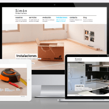 Website: Simo Interiores. Design, e Programação  projeto de Gilber Jr - 14.12.2013