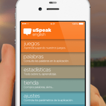 uSpeak Languages 2.0. Design, UX / UI, Direção de arte, Design de informação, Design interativo, Design de produtos, e Desenvolvimento Web projeto de Iñigo Orduña - 31.07.2013