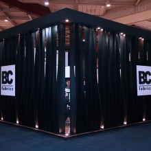 Stand de B&C Fabrics. Feria Heimtextil 2012 (Frankfurt). Un proyecto de Publicidad e Instalaciones de Paula Jimenez Peiro - 10.01.2012