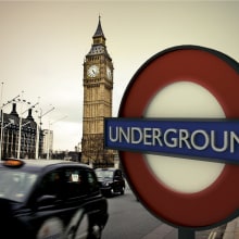 Modelado 3D: London Underground. 3D projeto de Laia Cuberes - 24.11.2013