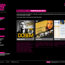 Diseño web. Design project by Sara Graphika - 12.26.2013