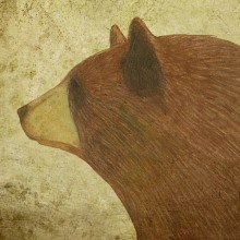 the bear. Ilustração tradicional projeto de oscar civit vivancos - 01.01.2014