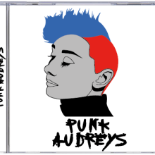 Punk Audreys - Album cover. Un proyecto de Diseño de Uman - 02.01.2014