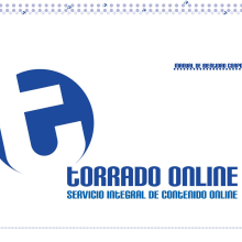 Diseño Imagen Corporativa (Logotipo) Torrado Online. Design, and Advertising project by Elena Doménech - 01.03.2014