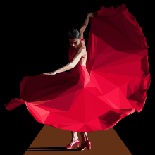 Flamenco III. Traditional illustration project by Fco Javier Roman Martinez - 11.27.2013