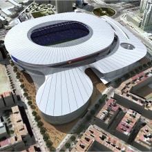 Estadio Valencia CF. Un proyecto de Diseño, Ilustración tradicional, Instalaciones y 3D de Francisco Javier Palma Torres - 03.05.2013