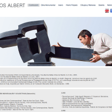 Carlos Albert Blog (Diseño Wordpress). Un proyecto de Diseño, Ilustración tradicional y UX / UI de Victor Manuel Barriga Antonio - 08.01.2014