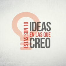 10 ideas. Motion Graphics project by Víctor Merino Gutiérrez - 01.08.2014