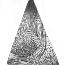triangle. Design e Ilustração tradicional projeto de Marina Burgaya - 09.01.2014