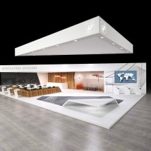 Identidad corporativa aplicada a ferias para Soler&Palau. Design, Advertising & Installations project by byQUAM | Experience Design - 01.10.2014