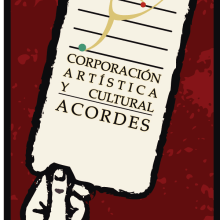 Tarjetas personales Acordes. Design, Traditional illustration, and Advertising project by Fredy Gallardo - 01.11.2013