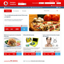 Ventajas Vodafone Ein Projekt aus dem Bereich Werbung und Programmierung von Javier Fernández Molina - 31.08.2013