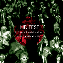 Díptico del Indifest. Un proyecto de Diseño e Ilustración tradicional de Lucía Tamayo - 14.01.2014
