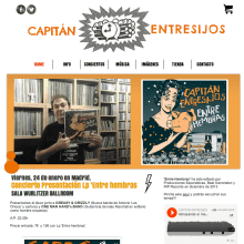 Web Capitán Entresijos. Design projeto de Carolina Pasero Alonso - 15.01.2014