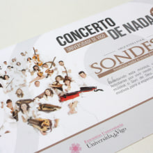 Concerto de Nadal 2013. Design, e Publicidade projeto de Adriana Martinez Sande - 15.01.2014