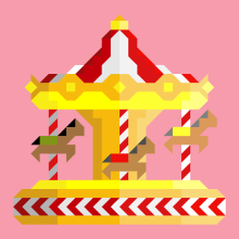 Modular Amusement Park Ein Projekt aus dem Bereich Design und Traditionelle Illustration von Erremerre Design - 04.01.2014