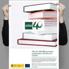 UNED, logo 40 Aniversario, propuesta. Design, and Advertising project by Señor Rosauro - 06.16.2012