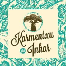 Karmentxu eta Inhar. Design, Graphic Design, and Screen Printing project by Ander Irigoyen - 07.31.2013