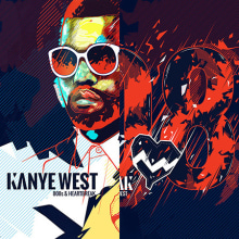 Kanye West Album Artwork. Un proyecto de Ilustración tradicional de Noem9 Studio - 08.10.2013