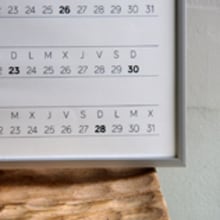 Calendario. Design project by Nacho Contreras - 01.19.2014