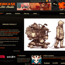 Zinkase Art Studio. Un proyecto de Programación de Aitor Mauleón - 20.01.2012