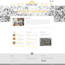 Antoni Rubies web. Un proyecto de Diseño y Programación de Josep M Garcia Gualdo - 20.05.2013