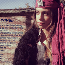 Editorial de moda Fall Leaves. Fotografia projeto de Eva Rodríguez - 19.12.2013