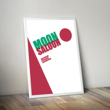 MoonSaloon. Design, and Advertising project by Julio Vidal Guerrero - 01.20.2014