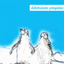 Deletréame Pingüino. Design, and Traditional illustration project by Elena Doménech - 01.21.2014