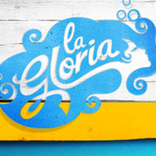 La Gloria. Een project van  Ontwerp, Traditionele illustratie,  Reclame,  Art direction, Productontwerp y Webdesign van Creaas - 19.01.2014