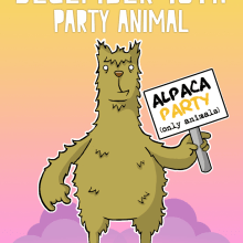 Alpaca Party. Design e Ilustração tradicional projeto de Lara Cáceres Pérez - 21.01.2014
