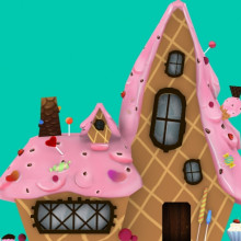Casa de dulces. Un proyecto de 3D de Silvia Amoretty - 21.01.2014