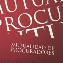 Diseño Editorial Mutualidad de Procuradores. Design project by Rocío Ayala @designer_RA - 01.22.2007