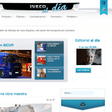 Gestión de contenido  IVECO. Un proyecto de Diseño y Programación de Rocío Ayala @designer_RA - 22.01.2012